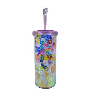 Care Bears Sparkling Iridescent Tumbler All Over Print 20oz Cup